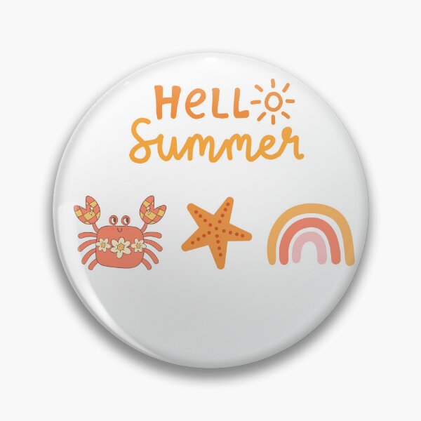Item preview, Hello Summer – Fun and Colorful Summer Graphic Design designed and sold by dijicolor.
