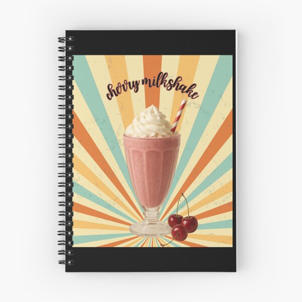 Artikelvorschau, Kirschmilchshake retro entworfen und verkauft von EmsiPrintVault.
