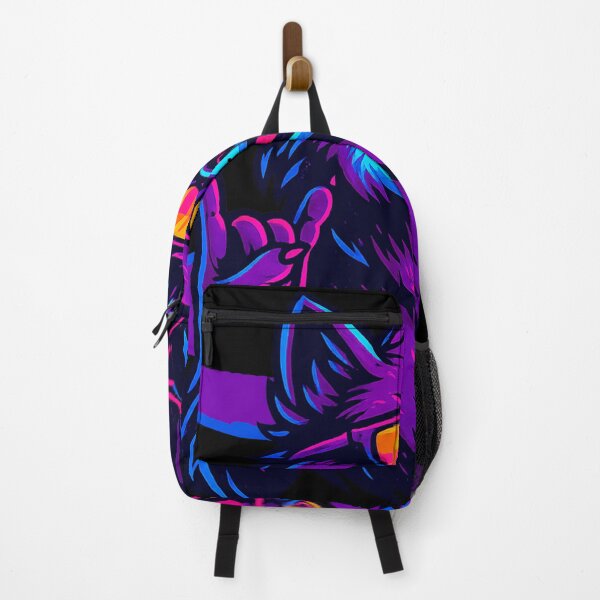 Item preview, Neon Wolf – Party Animal Energy designed and sold by Qopta.