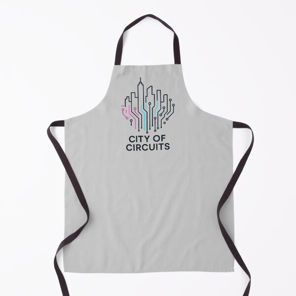 Item preview, City of Circuits – Neon Skyline Techwear designed and sold by MarCinu Art.