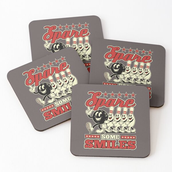 Item preview, Retro Bowling Cartoon: Spare Some Smiles designed and sold by TheJollyDoodle.