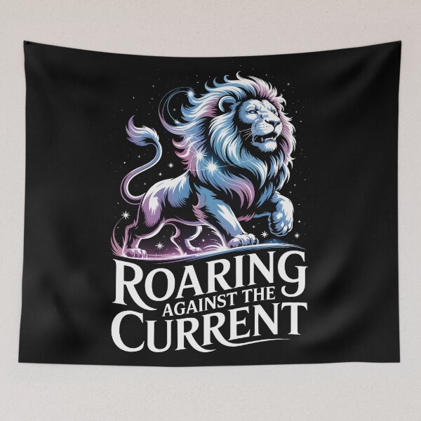 Item preview, Modern Mystics Lion – Roaring Against the Current Spirit Animal Design designed and sold by LaLi-Designs.
