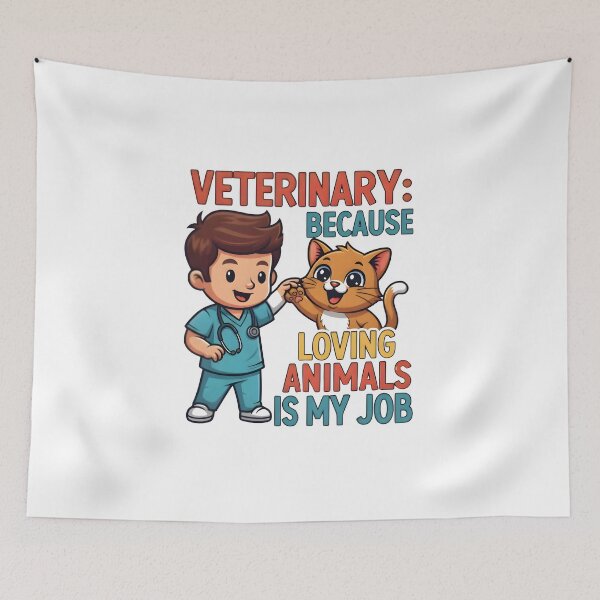Item preview, Vet life - because loving animals is my job designed and sold by Bettybee00.