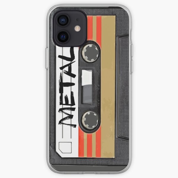 Logotipo de la banda de música heavy metal Funda blanda para iPhone