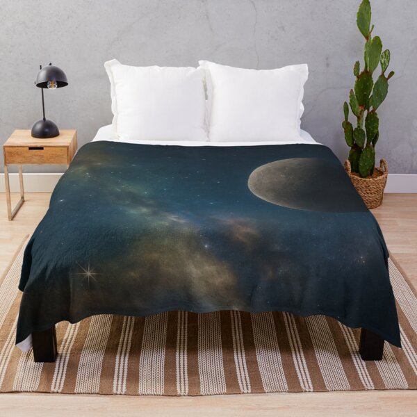 Item preview, Rainbow Stars and Gas Clouds with Hidden Planet – Ultra Realistic Cosmic Art designed and sold by BloomOfDesign.
