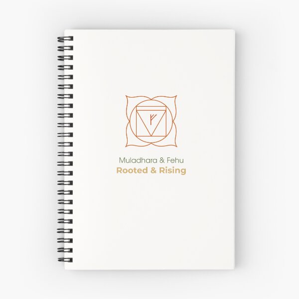 Item preview, Muladhara & Fehu T-Shirt - Rooted & Rising Spiritual Symbol designed and sold by CHAKRUNER.