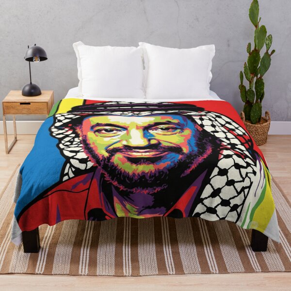 Item preview, Pop Art Portrait of Yasser Arafat designed and sold by Zaytounco.