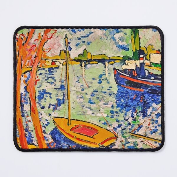 Item preview, Maurice de Vlaminck, The River Seine at Chatou, (digitally enhanced by WatermarkNZ press) designed and sold by CristalleLisa.