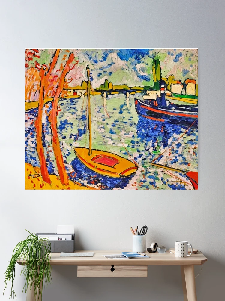 Maurice de Vlaminck, The River Seine at Chatou, (digitally