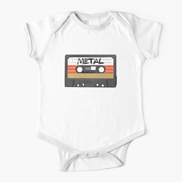 Heavy metal Music band logo Short Sleeve Baby One-Piece