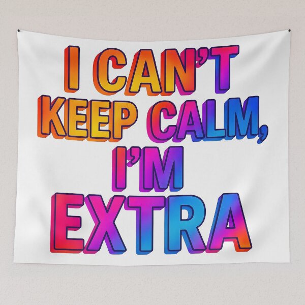 Item preview, keep calm, calm, extra designed and sold by TrueArtVibes.