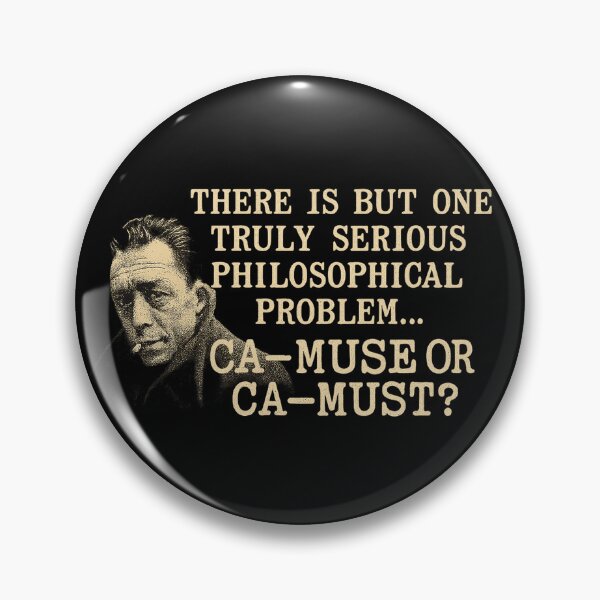 Item preview, Ca-muse or Ca-must? – Albert Camus Typewriter Tee designed and sold by Overthinkers Anonymous.