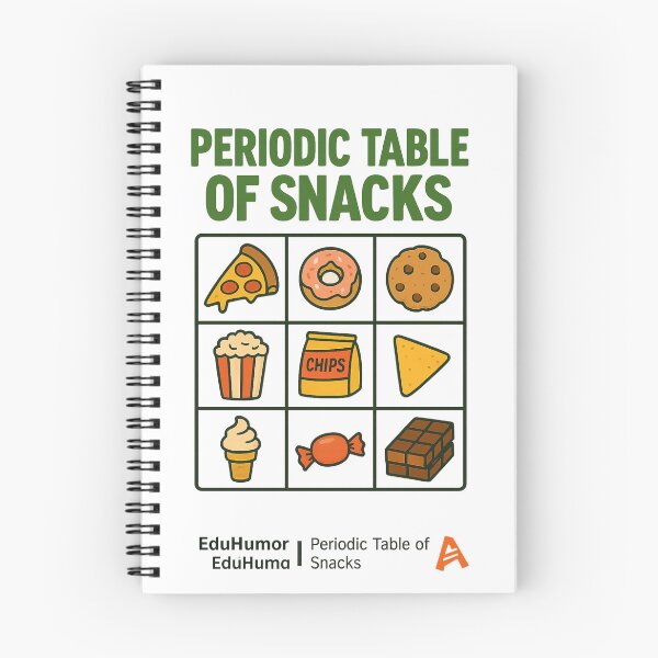 Item preview, Periodic Table of Snacks designed and sold by Sara Wrenai.