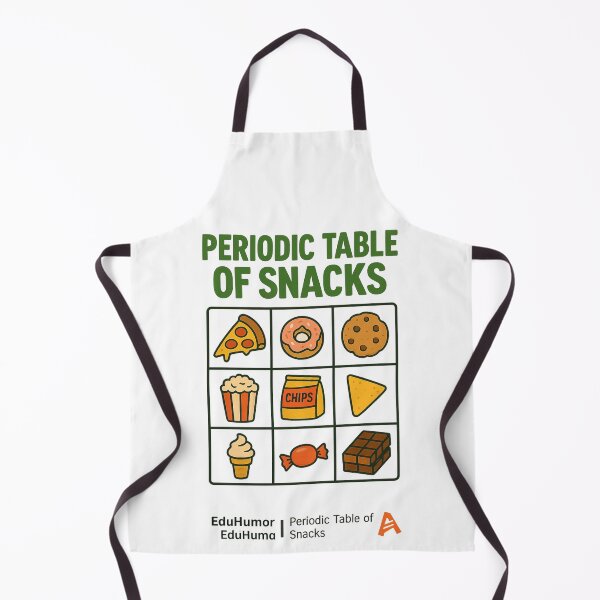 Item preview, Periodic Table of Snacks designed and sold by Sara Wrenai.