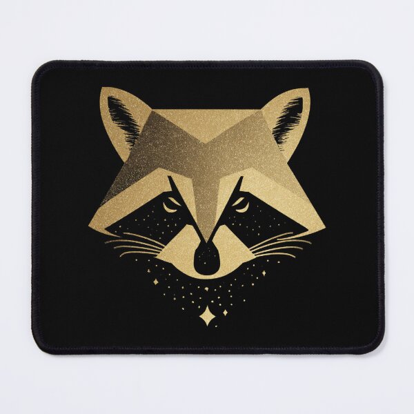 Item preview, Raccoon, Gold and Black Luxury Design designed and sold by AZ WEAR.
