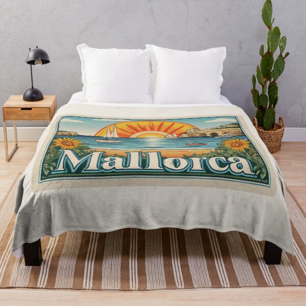 Item preview, Mallorca Travel Vintage Beach designed and sold by Blurbean.