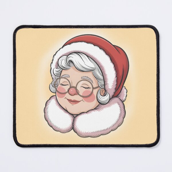 Item preview, Mrs. Claus Illustration Kawaii Xmas Holiday Artwork designed and sold by lalasine.story.