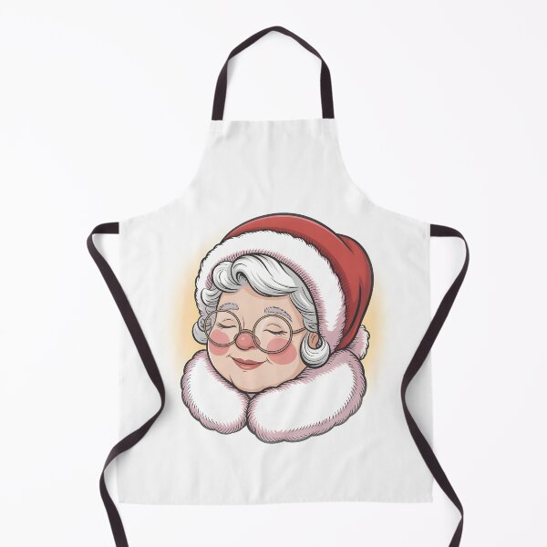Item preview, Mrs. Claus Illustration Kawaii Xmas Holiday Artwork designed and sold by lalasine.story.
