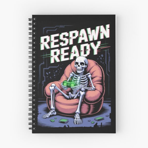 Item preview, Respawn Ready Skeleton Gamer designed and sold by Enea Kelo.