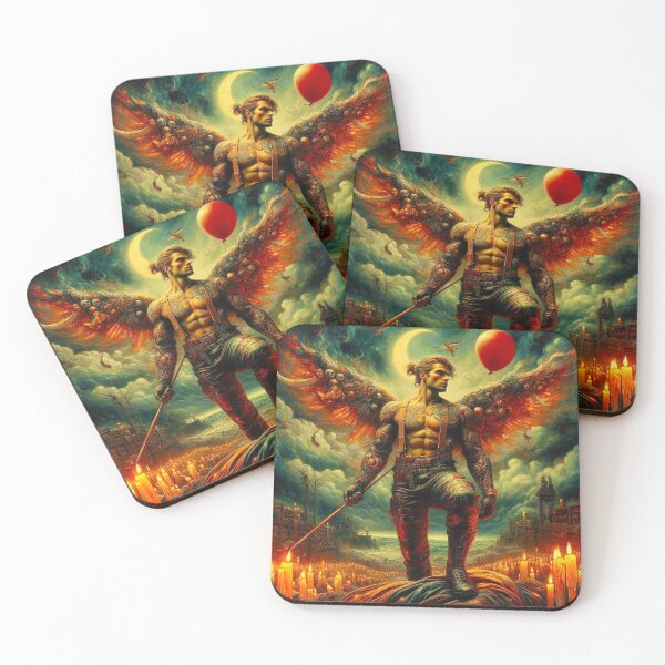 Item preview, Cyber Renaissance Rebel – Cosmic Warrior in Painted Armor designed and sold by Ghost Archer Illusions.