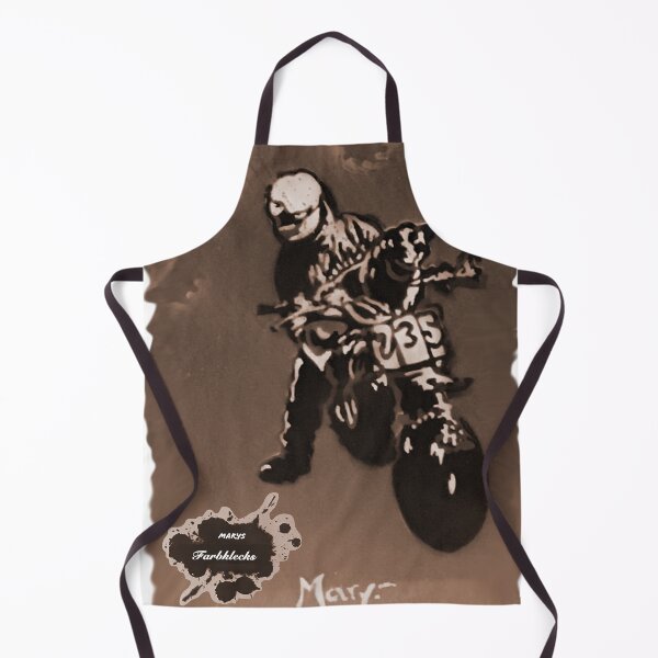Item preview, A motorcyclist with his dog designed and sold by marysfarbklecks.