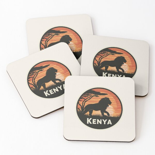 Item preview, Kenya Lion Safari Vintage designed and sold by Blurbean.