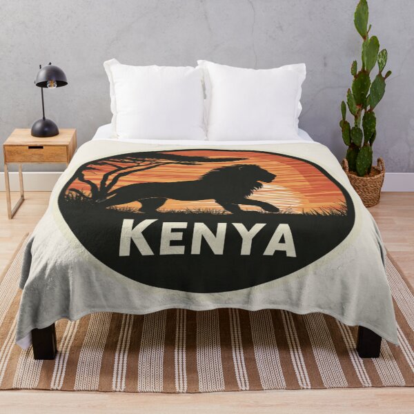 Item preview, Kenya Lion Safari Vintage designed and sold by Blurbean.