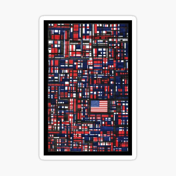 American Lines Sticker