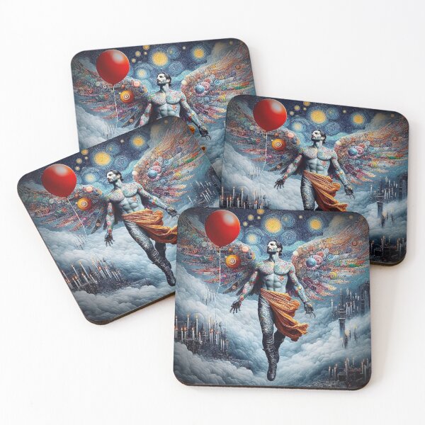 Item preview, Cyber Renaissance Rebel – Cosmic Warrior in Painted Armor designed and sold by Ghost Archer Illusions.