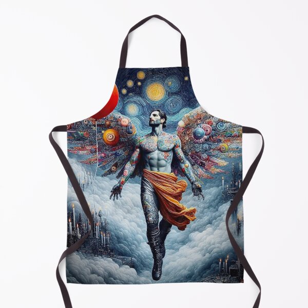 Item preview, Cyber Renaissance Rebel – Cosmic Warrior in Painted Armor designed and sold by Ghost Archer Illusions.