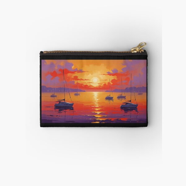Item preview, sunset, yacht bay designed and sold by AVESARTICO.