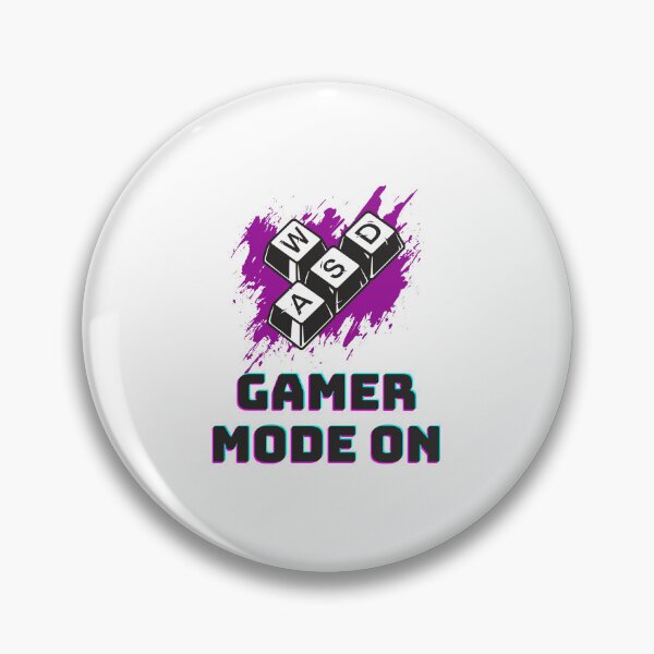 Item preview, WASD Keys Gamer Mode On designed and sold by FYTOBYTE.