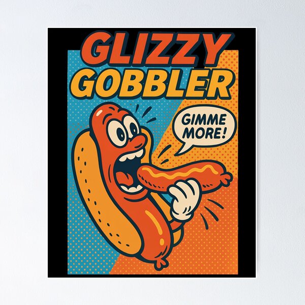 Item preview, Glizzy Gobbler Funny Hot Dogs Meme Bootleg Glizzy Lovers designed and sold by DesignsByAnett.