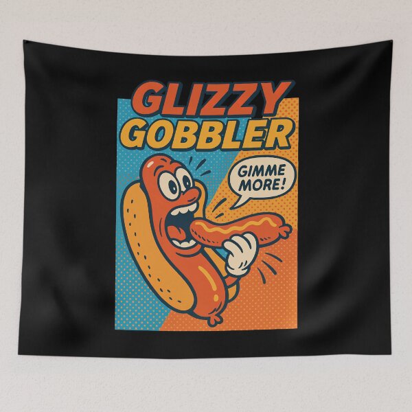Item preview, Glizzy Gobbler Funny Hot Dogs Meme Bootleg Glizzy Lovers designed and sold by DesignsByAnett.