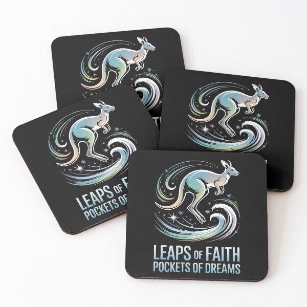 Item preview, Modern Mystics Kangaroo – Leaps of Faith, Pockets of Dreams Spirit Animal Design designed and sold by LaLi-Designs.