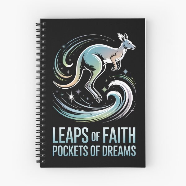Item preview, Modern Mystics Kangaroo – Leaps of Faith, Pockets of Dreams Spirit Animal Design designed and sold by LaLi-Designs.