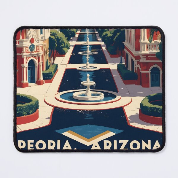 Item preview, Peoria Arizona 1950s USA Vintage Travel Tourism designed and sold by TravelersGems.