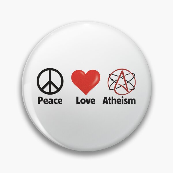 Item preview, Peace Love Atheism – Symbolic Minimalist Icons designed and sold by jelonkaa.