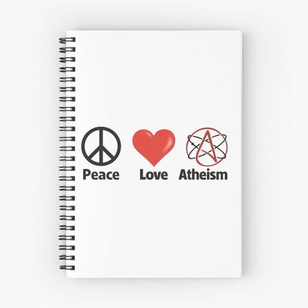 Item preview, Peace Love Atheism – Symbolic Minimalist Icons designed and sold by jelonkaa.
