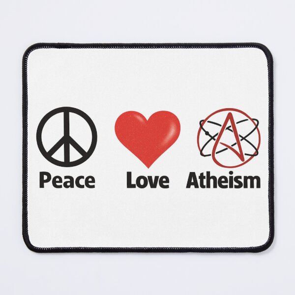 Item preview, Peace Love Atheism – Symbolic Minimalist Icons designed and sold by jelonkaa.