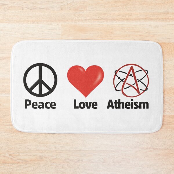 Item preview, Peace Love Atheism – Symbolic Minimalist Icons designed and sold by jelonkaa.
