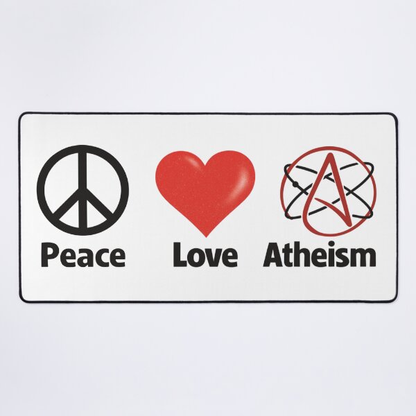 Item preview, Peace Love Atheism – Symbolic Minimalist Icons designed and sold by jelonkaa.