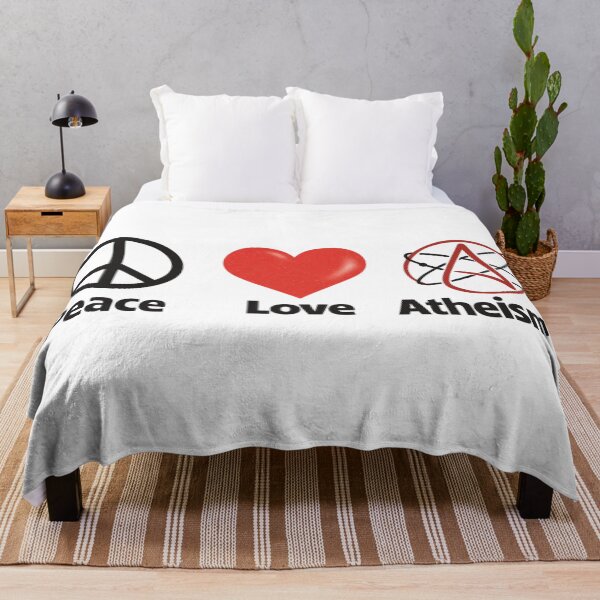 Item preview, Peace Love Atheism – Symbolic Minimalist Icons designed and sold by jelonkaa.