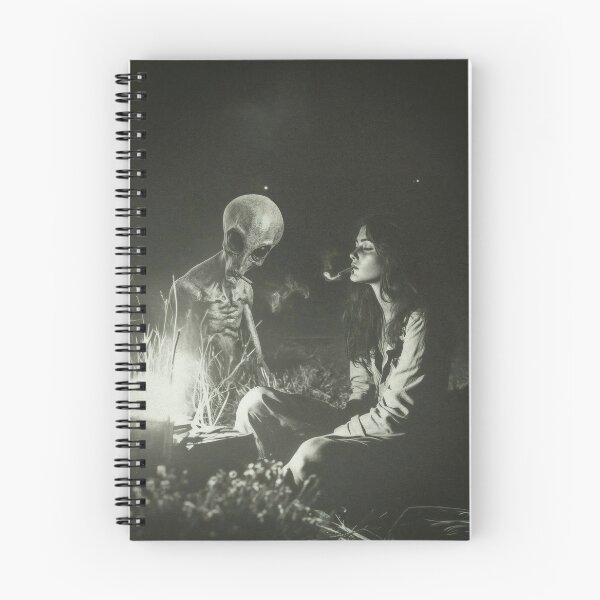 Item preview, Smoking with Aliens – Retro Sci-Fi Aesthetic designed and sold by Not Hugo.