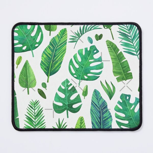Item preview, Tropical Leaves Watercolor Pattern designed and sold by ChameloX.