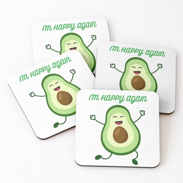 Item preview, I'm happy Again on Keto Diet Avocado  designed and sold by Lazy days, starry nights.