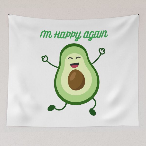 Item preview, I'm happy Again on Keto Diet Avocado  designed and sold by Lazy days, starry nights.