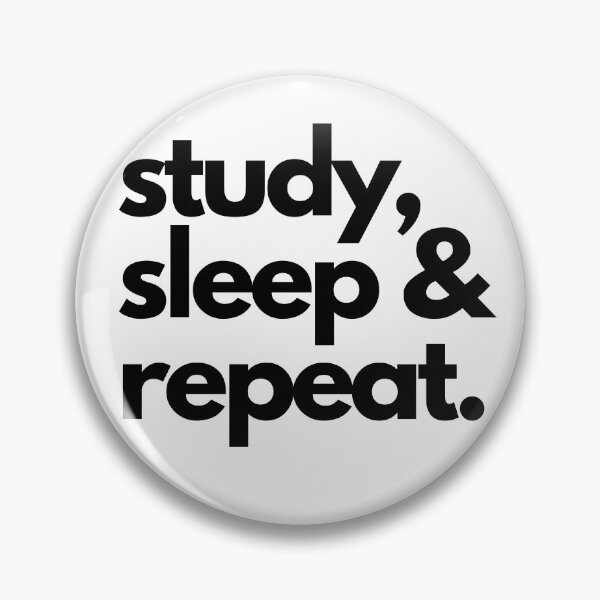 Item preview, study sleep & repeat. designed and sold by efsinazenn.