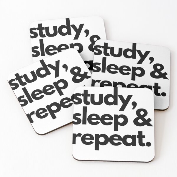 Item preview, study sleep & repeat. designed and sold by efsinazenn.