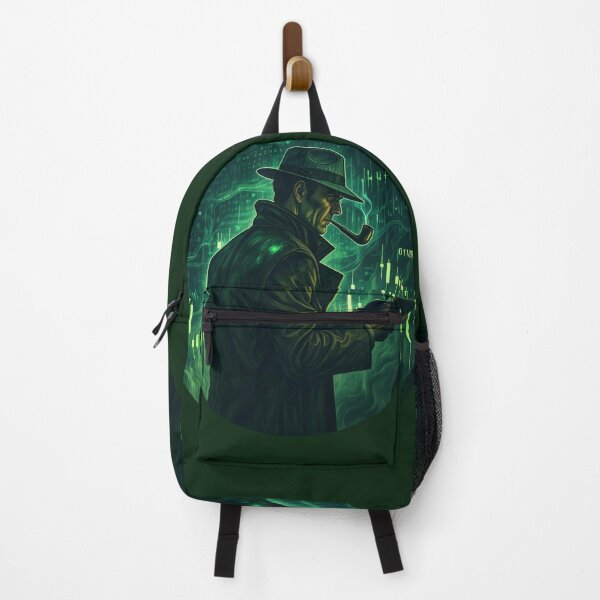 Item preview, S.H. Lock – Mysterious Trading Detective with green candles & finance code designed and sold by Jennah.
